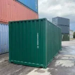 Contenedor marítimo de 20 pies verde espuma (RAL 6005)