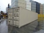 Contenedor marítimo de 40 pies beige – nuevo