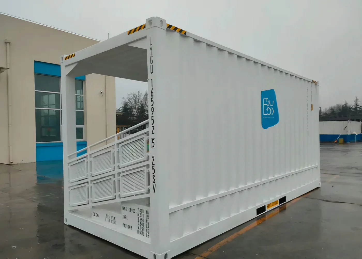 d2b984661d7c77e3cb405b7616acf3c37568216c Stand de Contenedores Escalonados de 20 – Image 1